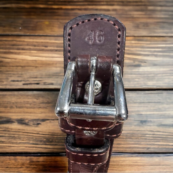 HANKS BELTS The Ranger Belt 1.5” Brown Sz 46 - Picture 3 of 4